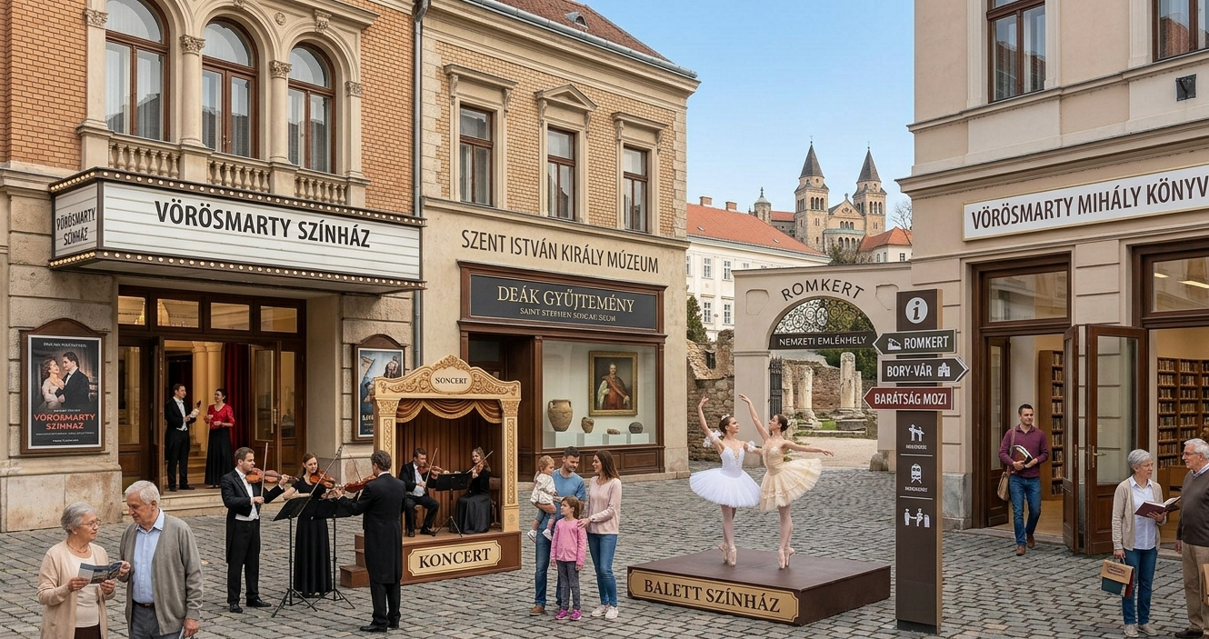 Székesfehérvár kulturális élete: Múzeumok, színházak és közösségi terek