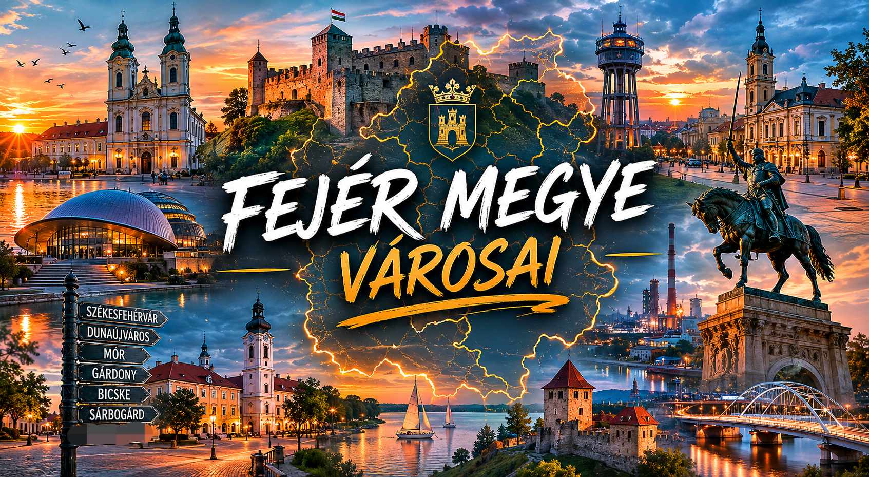 Látnivalók és rejtett kincsek Fejér megye városaiban