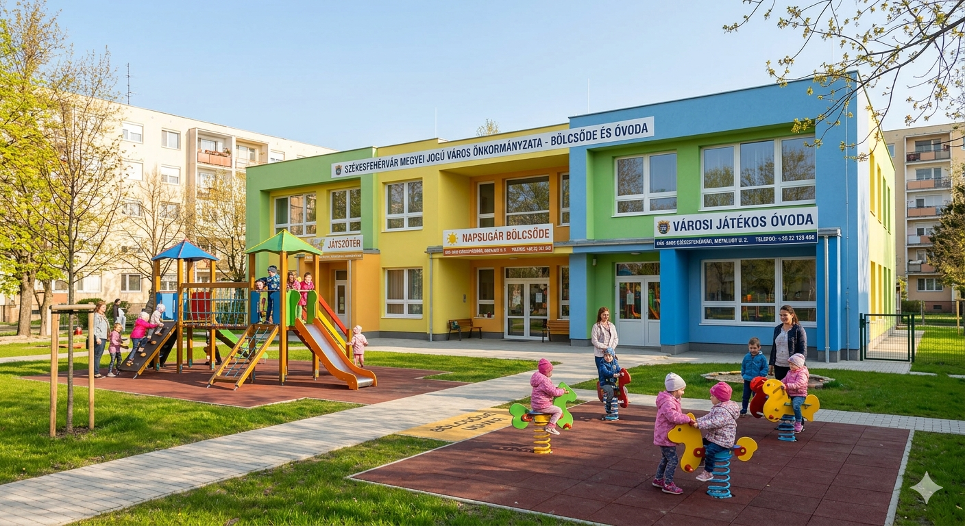 Állami és önkormányzati fenntartású bölcsődék és óvodák Székesfehérváron