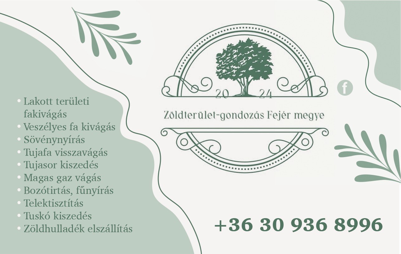 Zöldterület gondozás Fejér megye