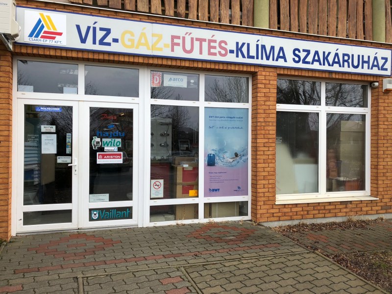 Épületgépészeti kiskereskedelem